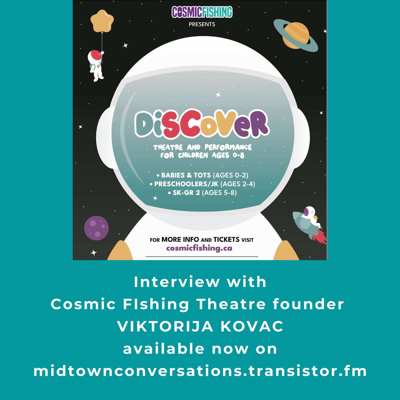 Interview with Cosmic Fishing Theatre Founder Viktorija Kovac episode artwork