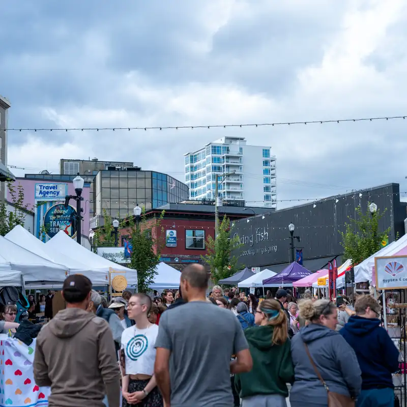 The Nanaimo Commercial Street Night Market hits an attendance all time high on its 7th season