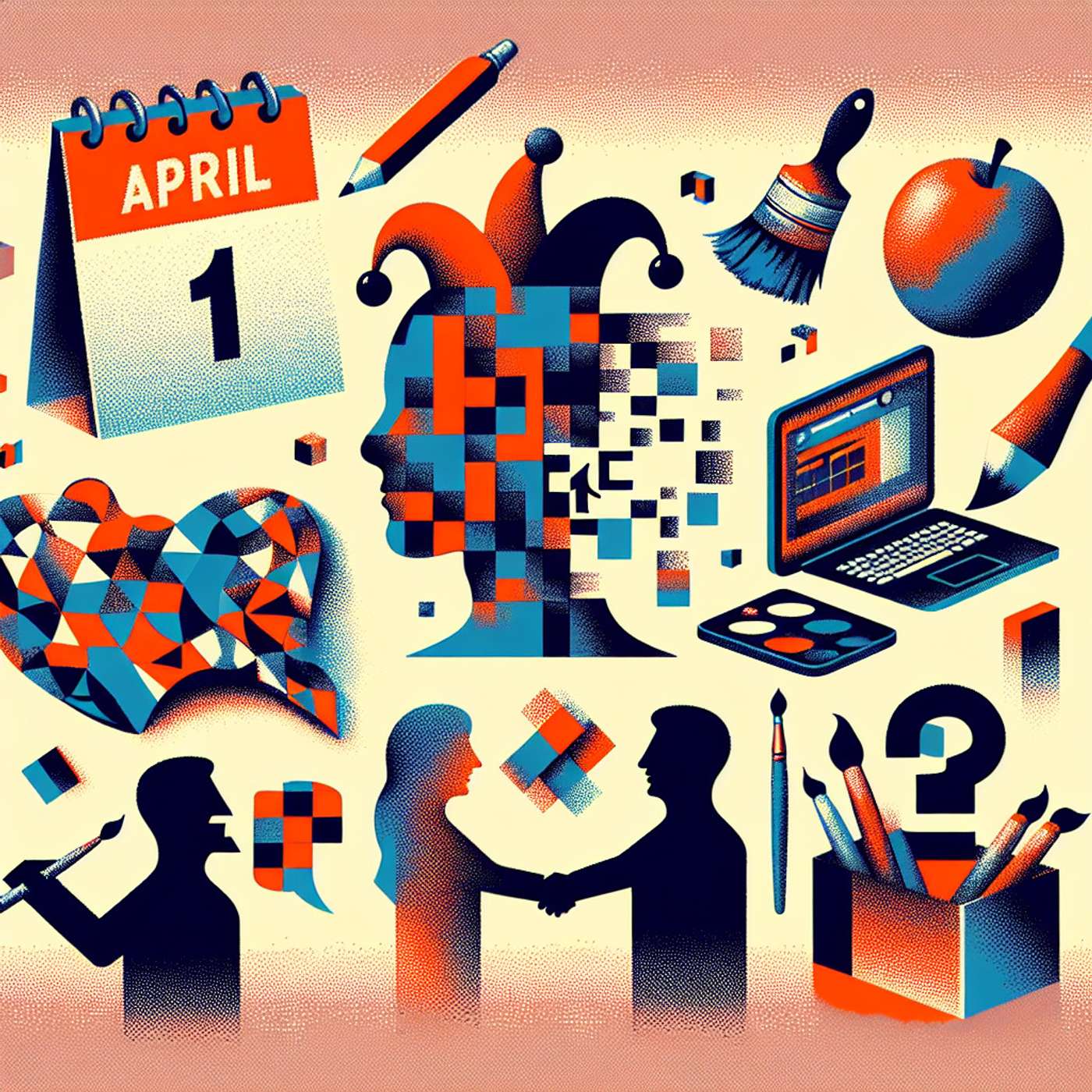 "April Fools' Brand Pranks, Discord's Shift to Ads, OpenAI's Editable AI Images, Trump's Profitable Startup, and AI Advancements by Apple and ChatGPT" episode artwork