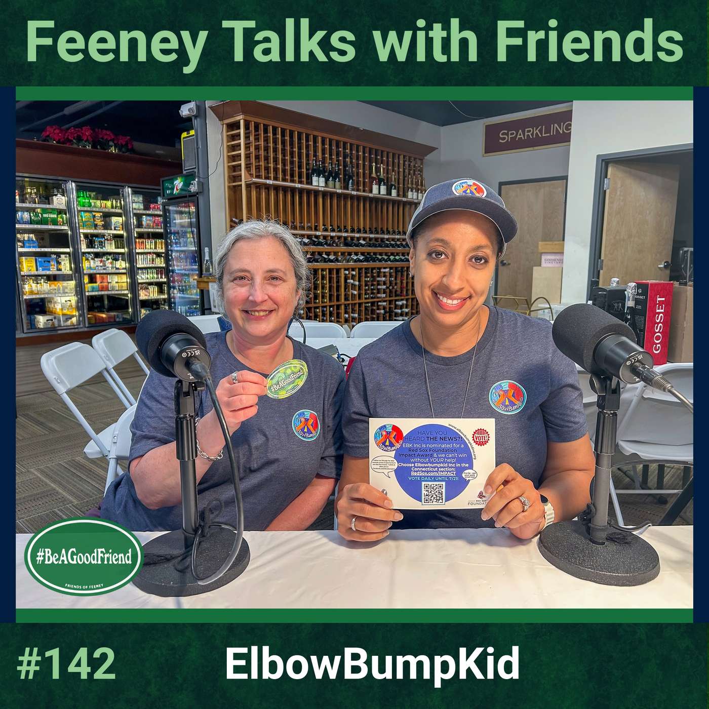 Feeney Talks With Friends