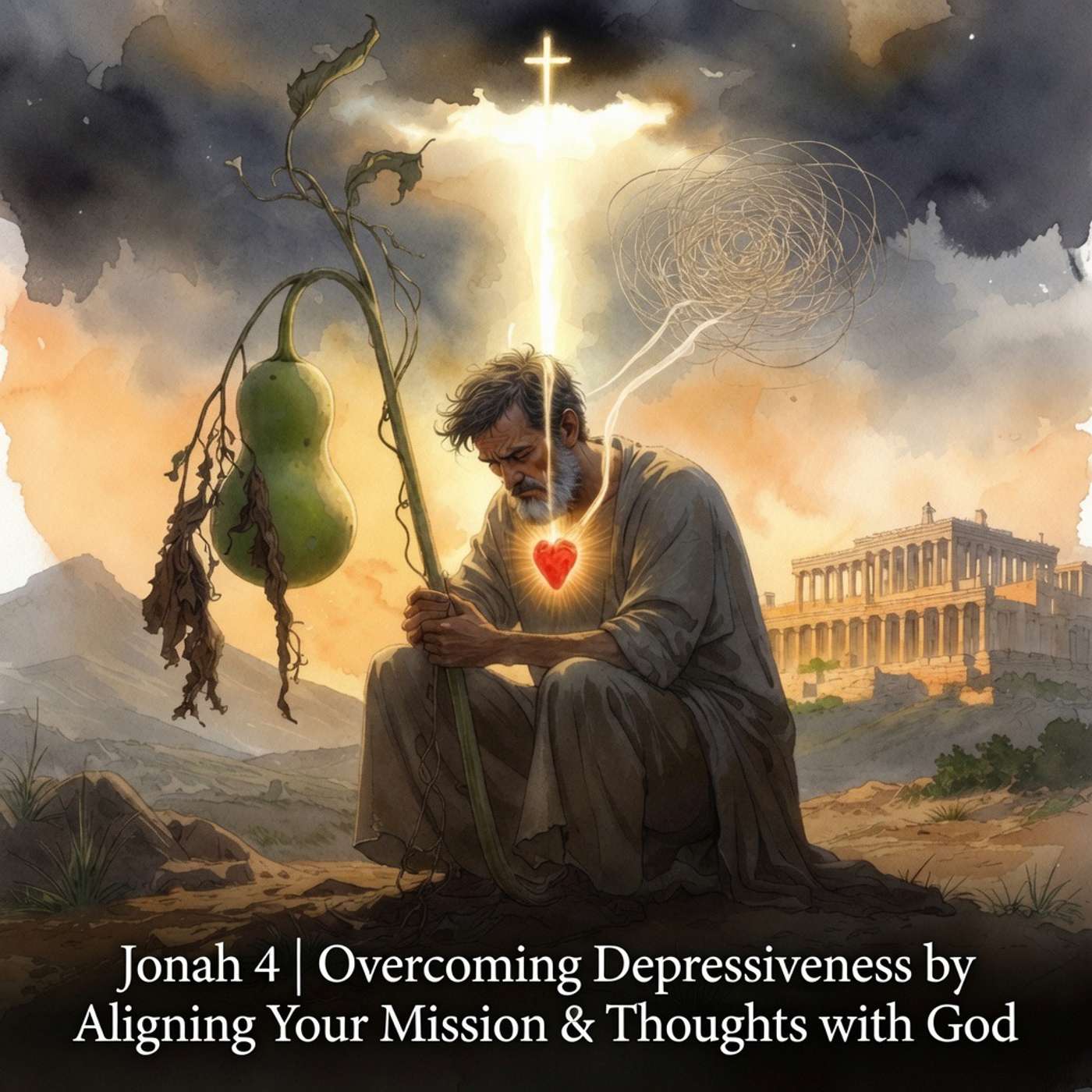 Jonah 4 Overcoming depressiveness by aligning your mission and thoughts with God. episode artwork