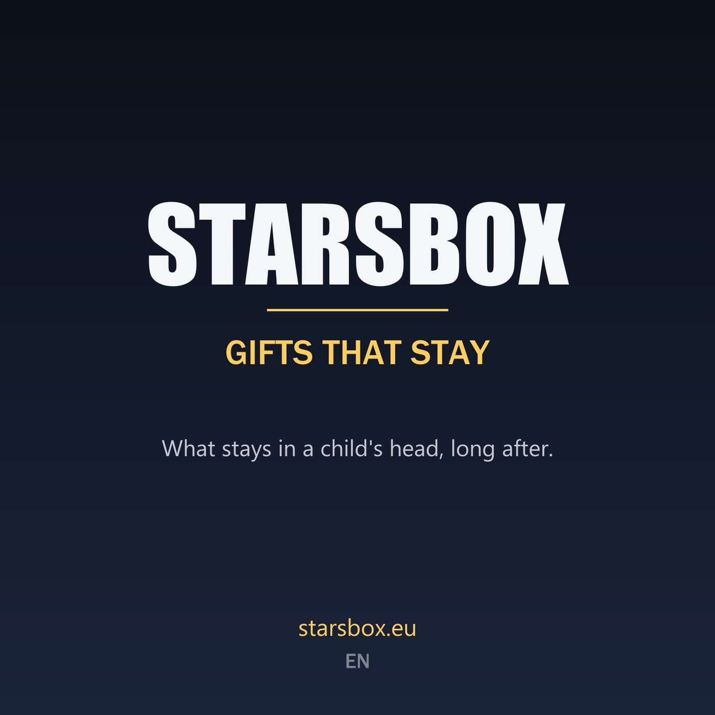 Starsbox - Gifts that stay podcast artwork