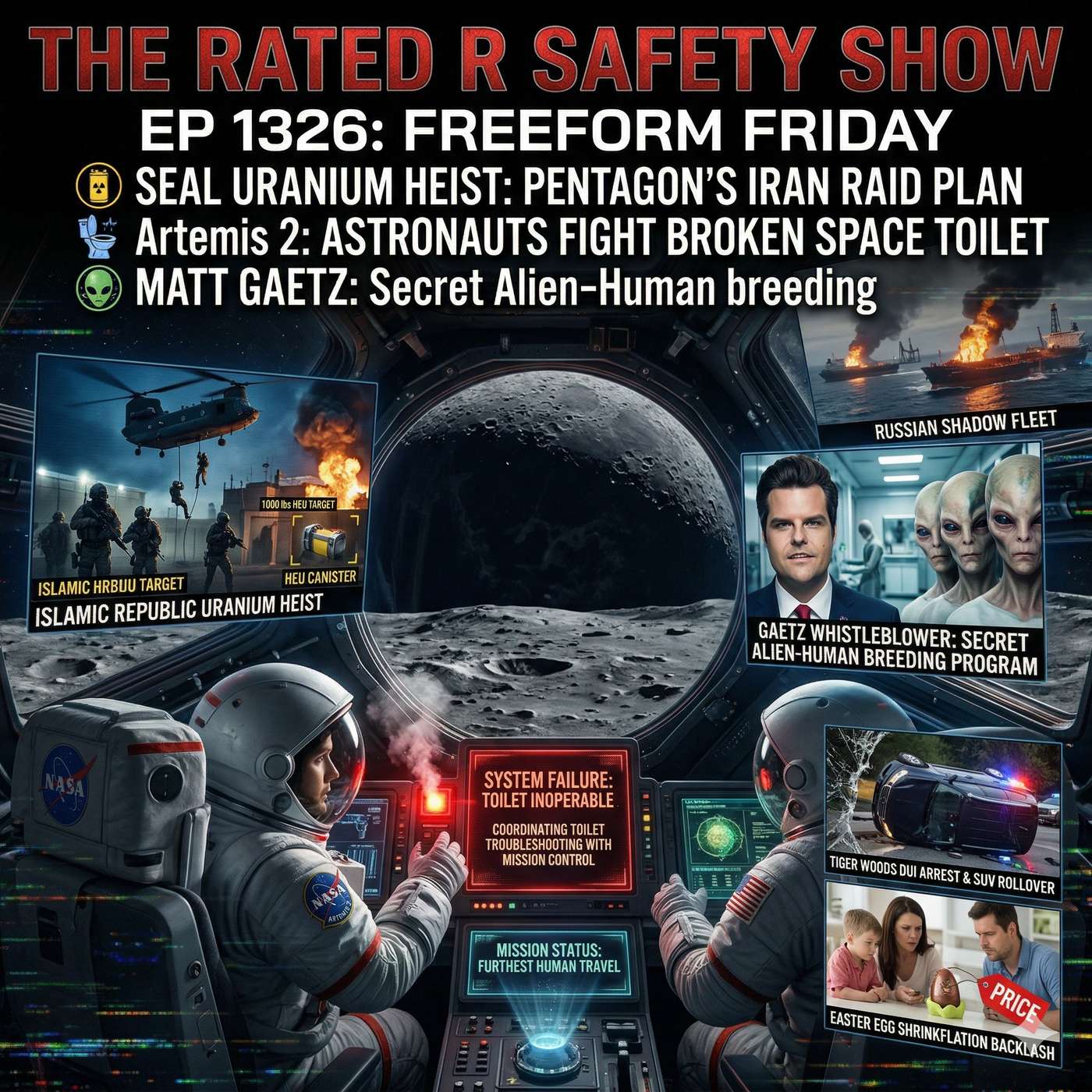 EP 1326: Freeform Friday – Alien Breeding Programs, Artemis 2 Toilet Troubles, & The Uranium Heist