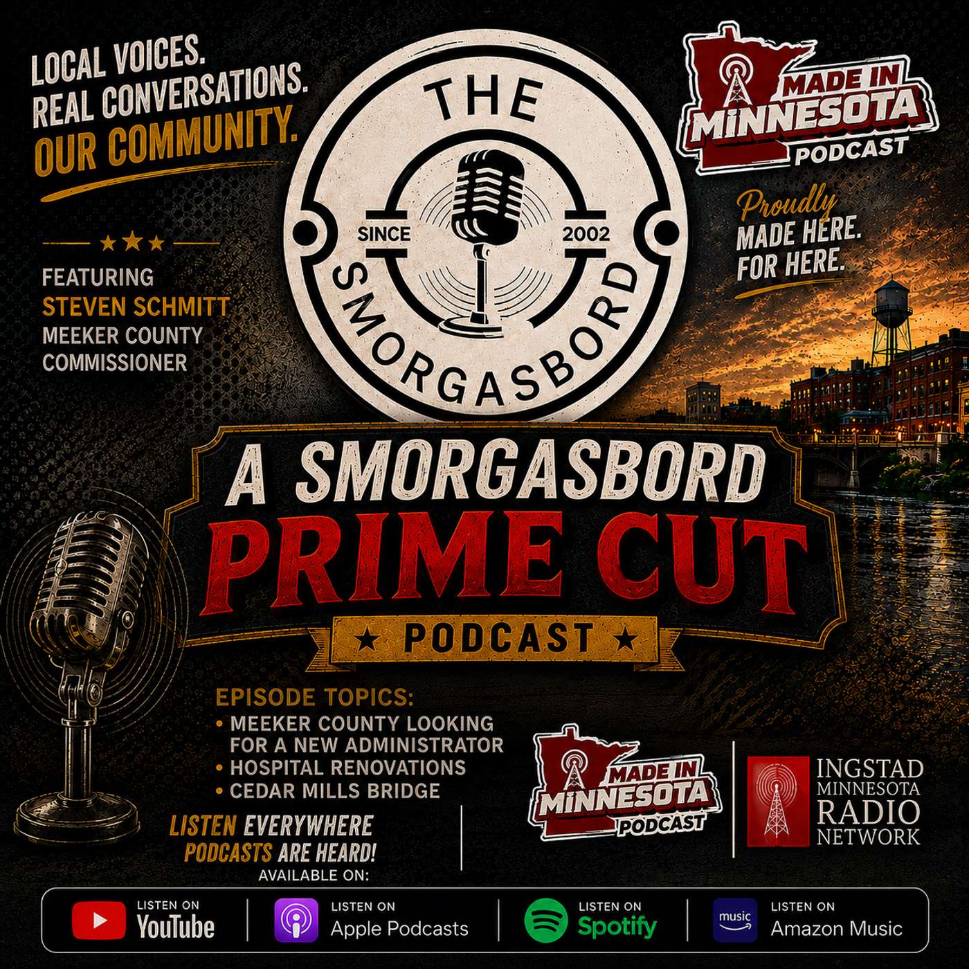 SMORGASBORD PRIME CUT: STEVE SCHMITT, MEEKER COUNTY COMMISSIONE episode artwork