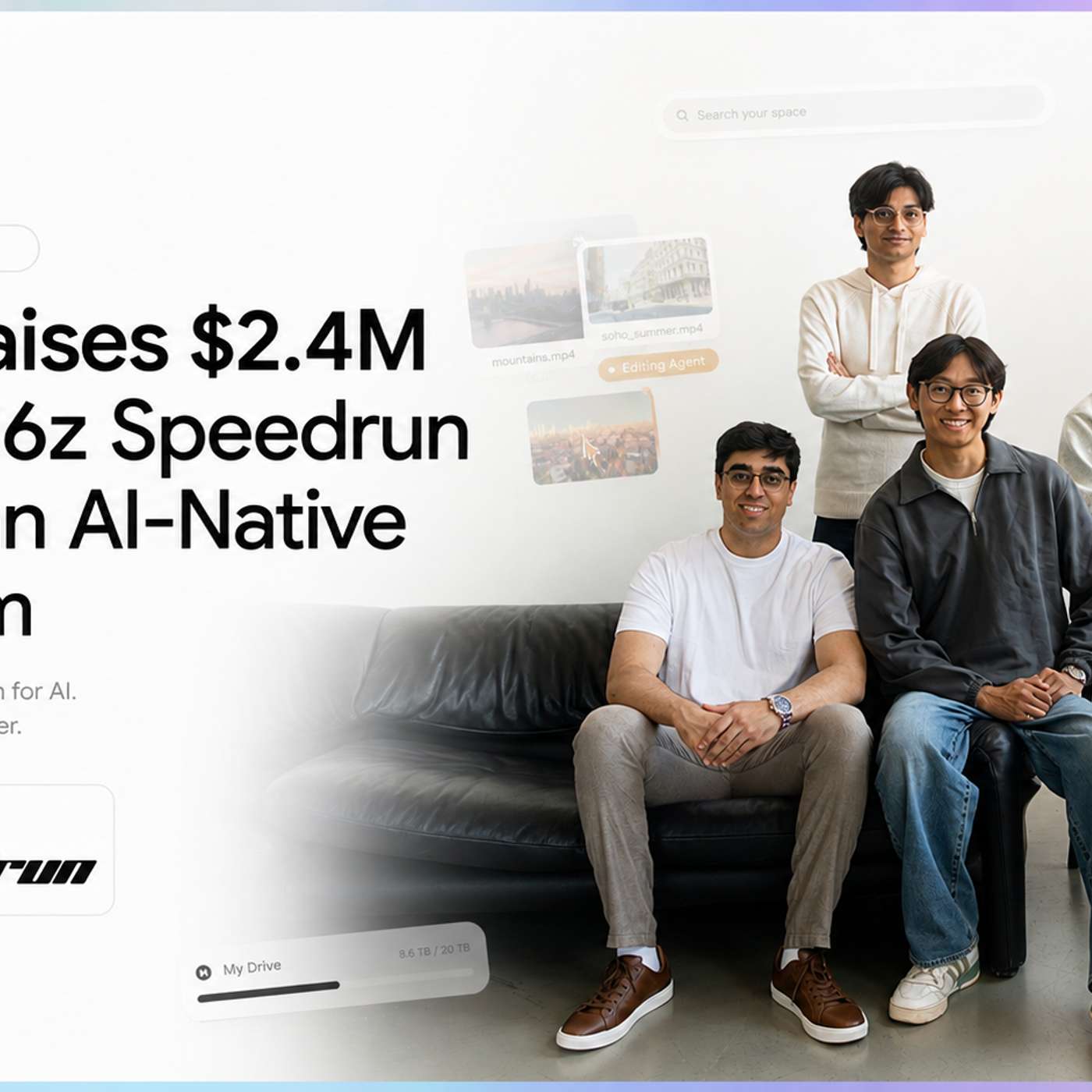 Space Raises $2.4M Led by a16z Speedrun to Build an AI-Native Filesystem