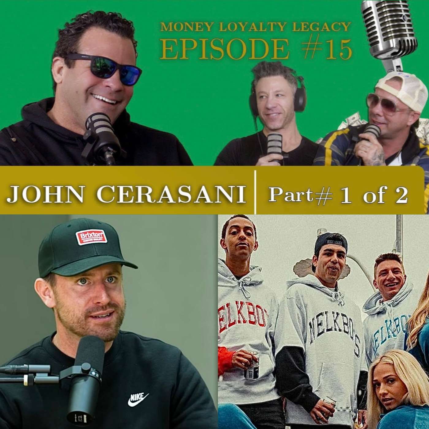 John Cerasani PT 1 on going viral, hanging with the Nelk Boys, Bob Menery, high-stakes gambling. episode artwork