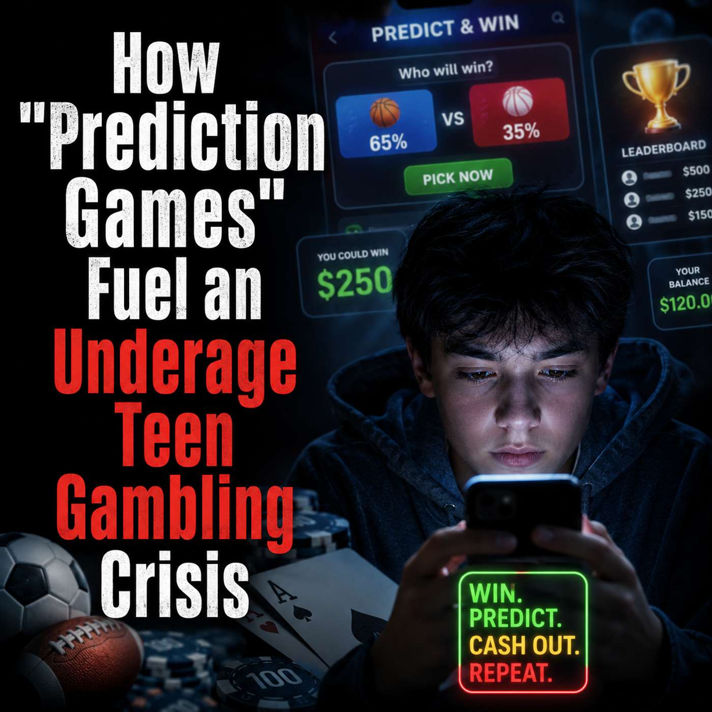 How "Prediction Games" Fuel an Underage Teen Gambling Crisis