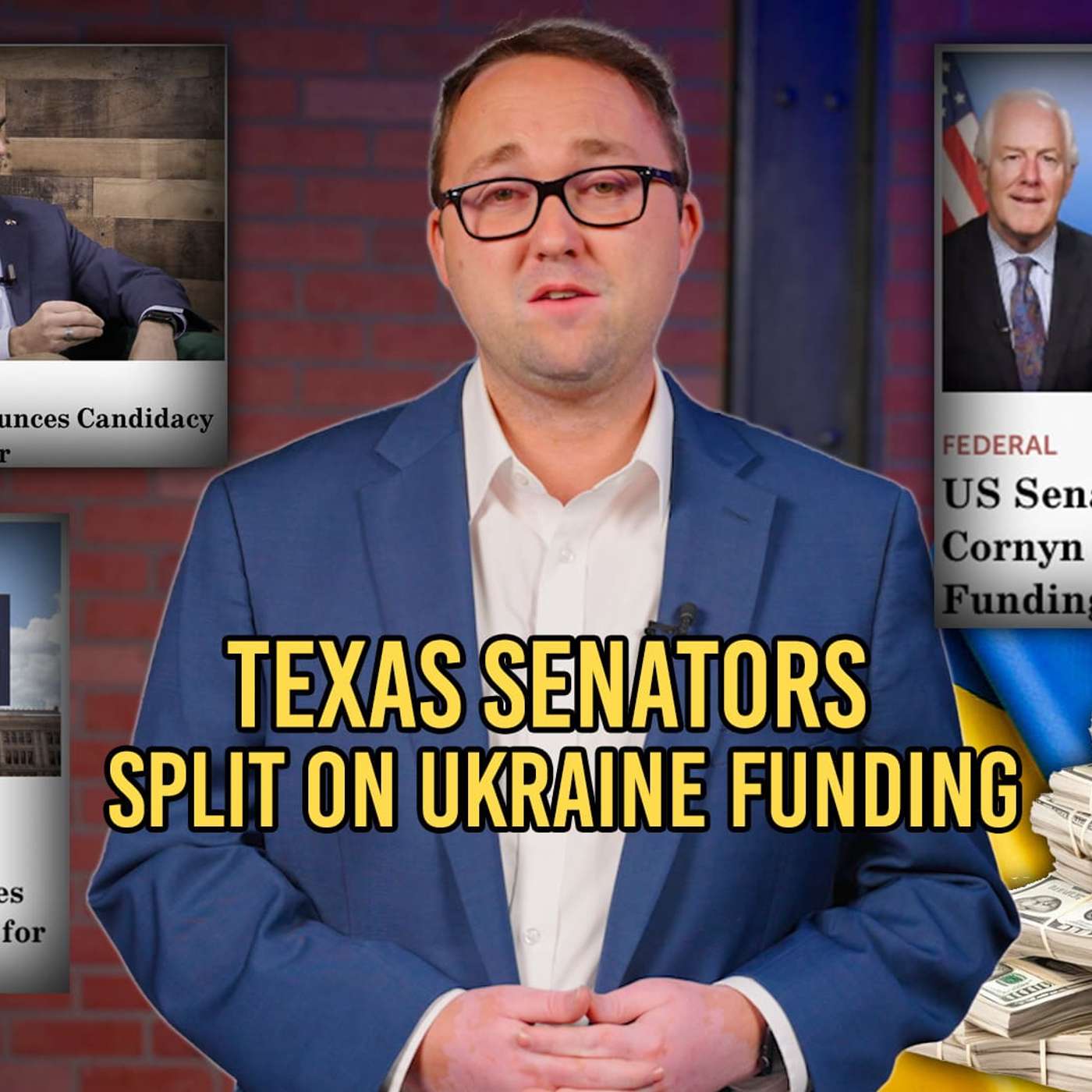 2/13/24 ‘America Last’ John Cornyn Votes for Ukraine Funding Bill