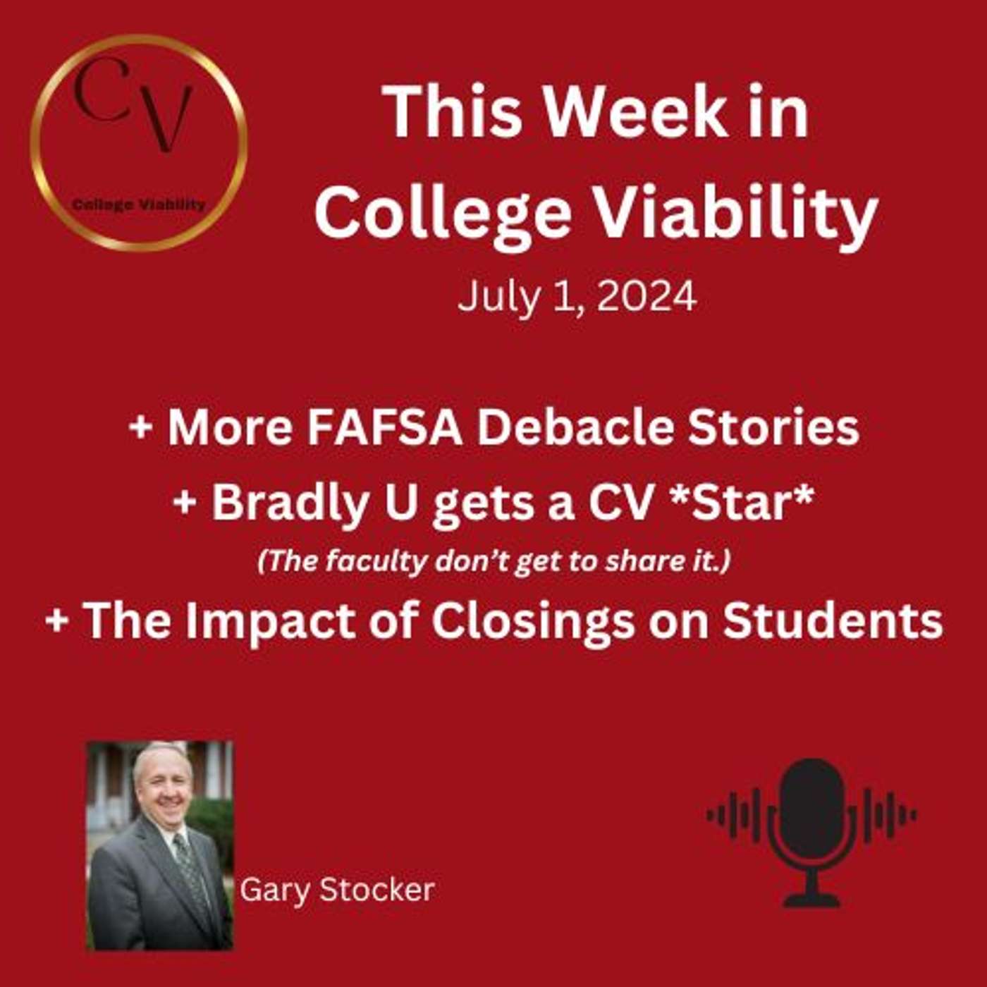 This Week In College Viability (TWICV)