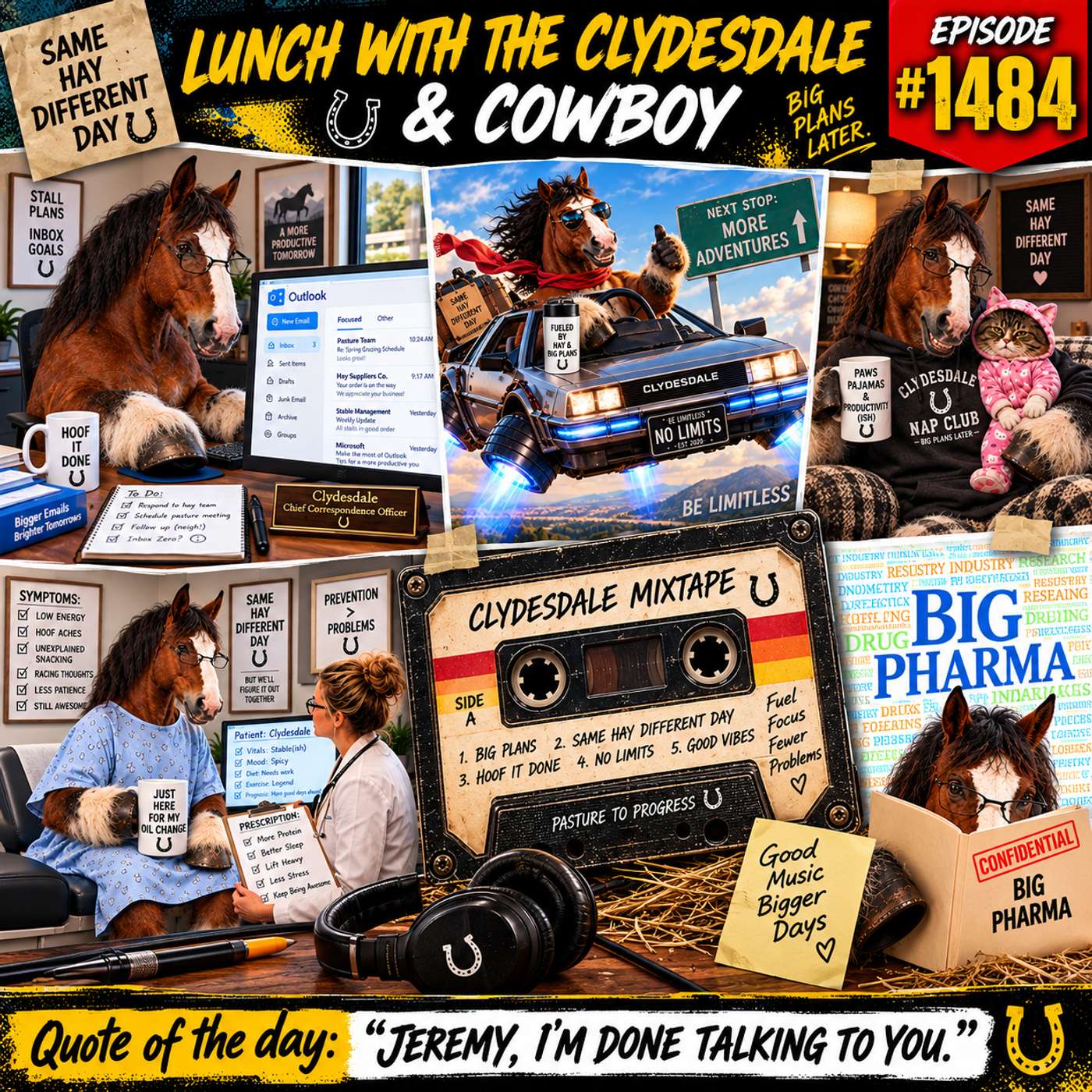 Lunch with the Clydesdale & Cowboy - Who the Heck Uses Powerpoint Anymore??? episode artwork