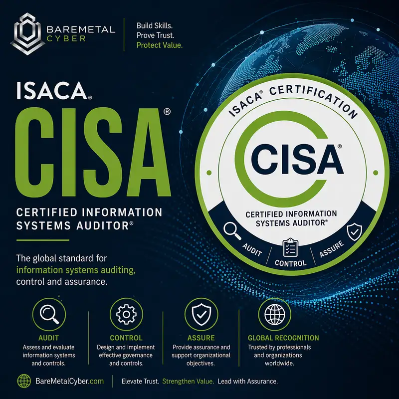 Certified: The ISACA CISA Audio Course