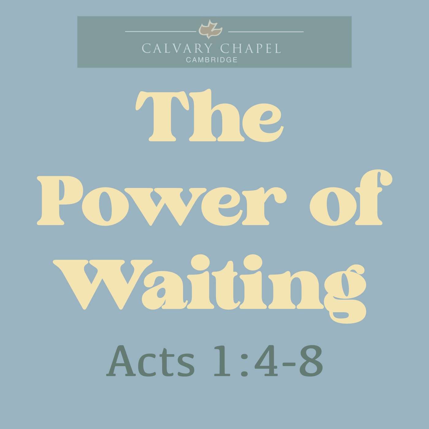 The Power of Waiting