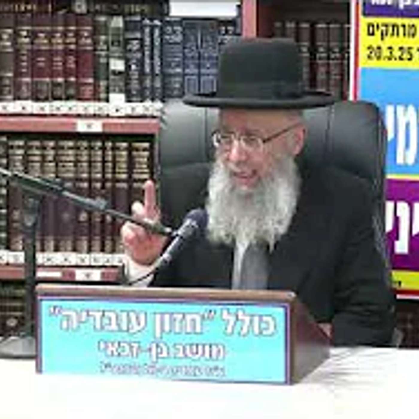 הרב גדעון בן משה :  הלכות פסח -  הכשרה והגעלת כלים - יסודות וגדרים .