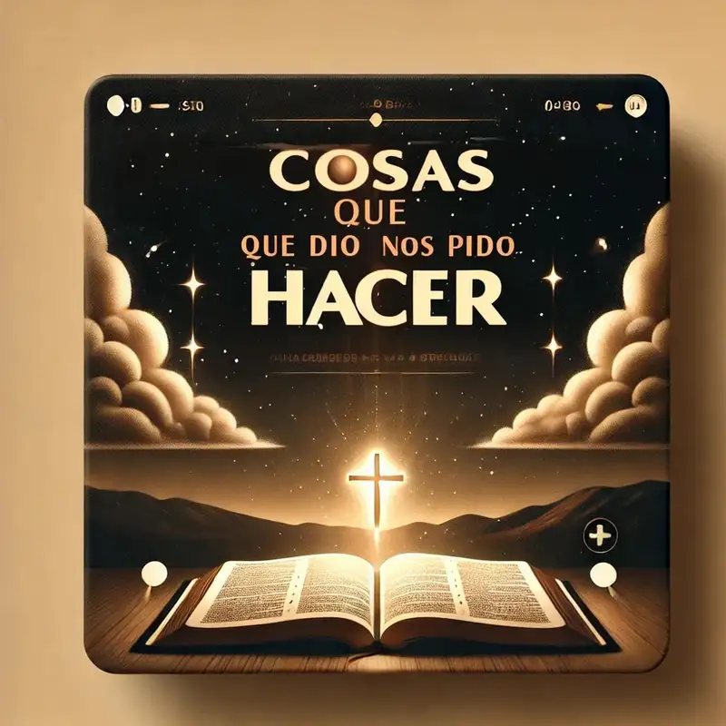 Cosas que Dios no nos pidió que hiciéramos (de nuestra adoración del 24/11/24)