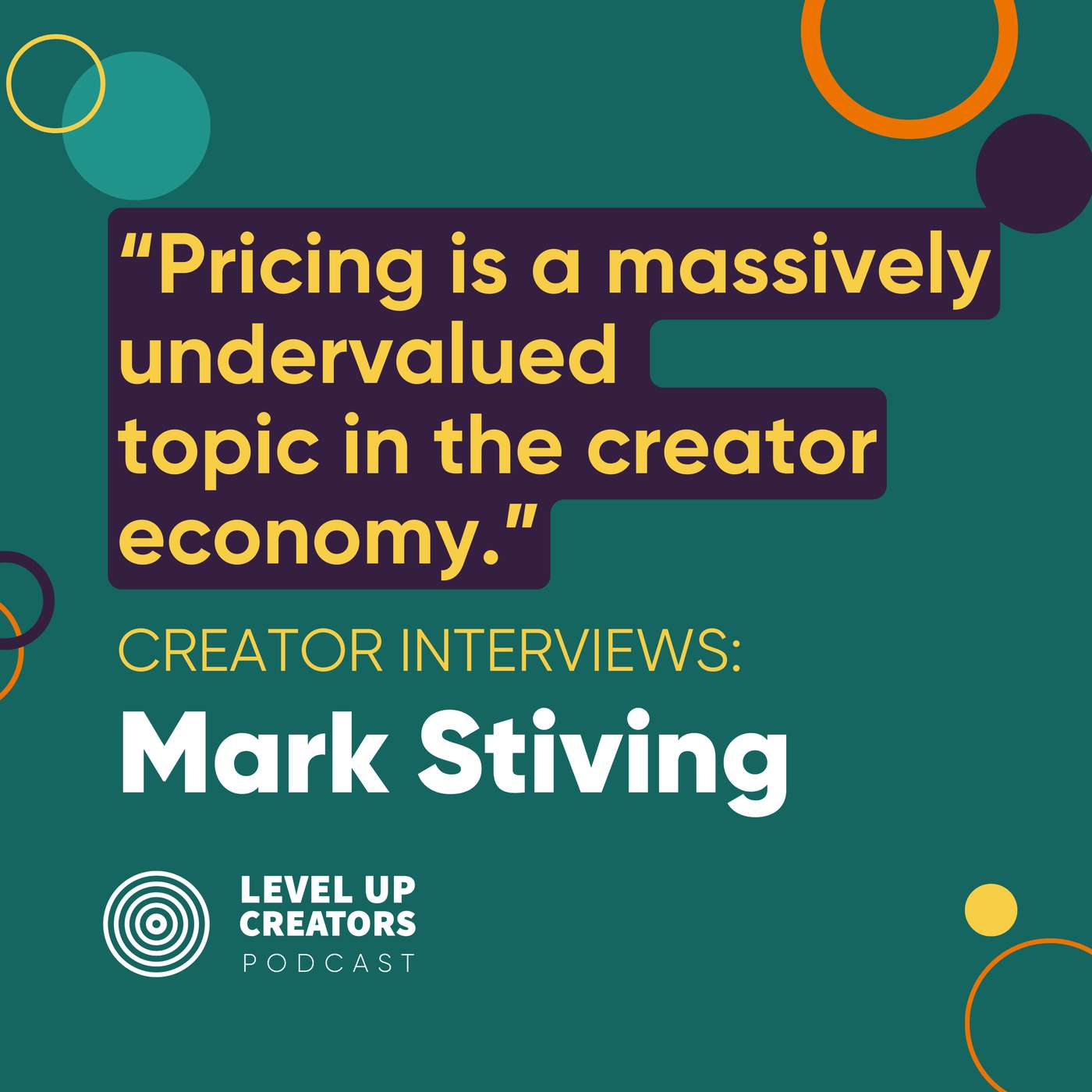 S1:EP23 Creator Interviews: Mark Stiving episode artwork