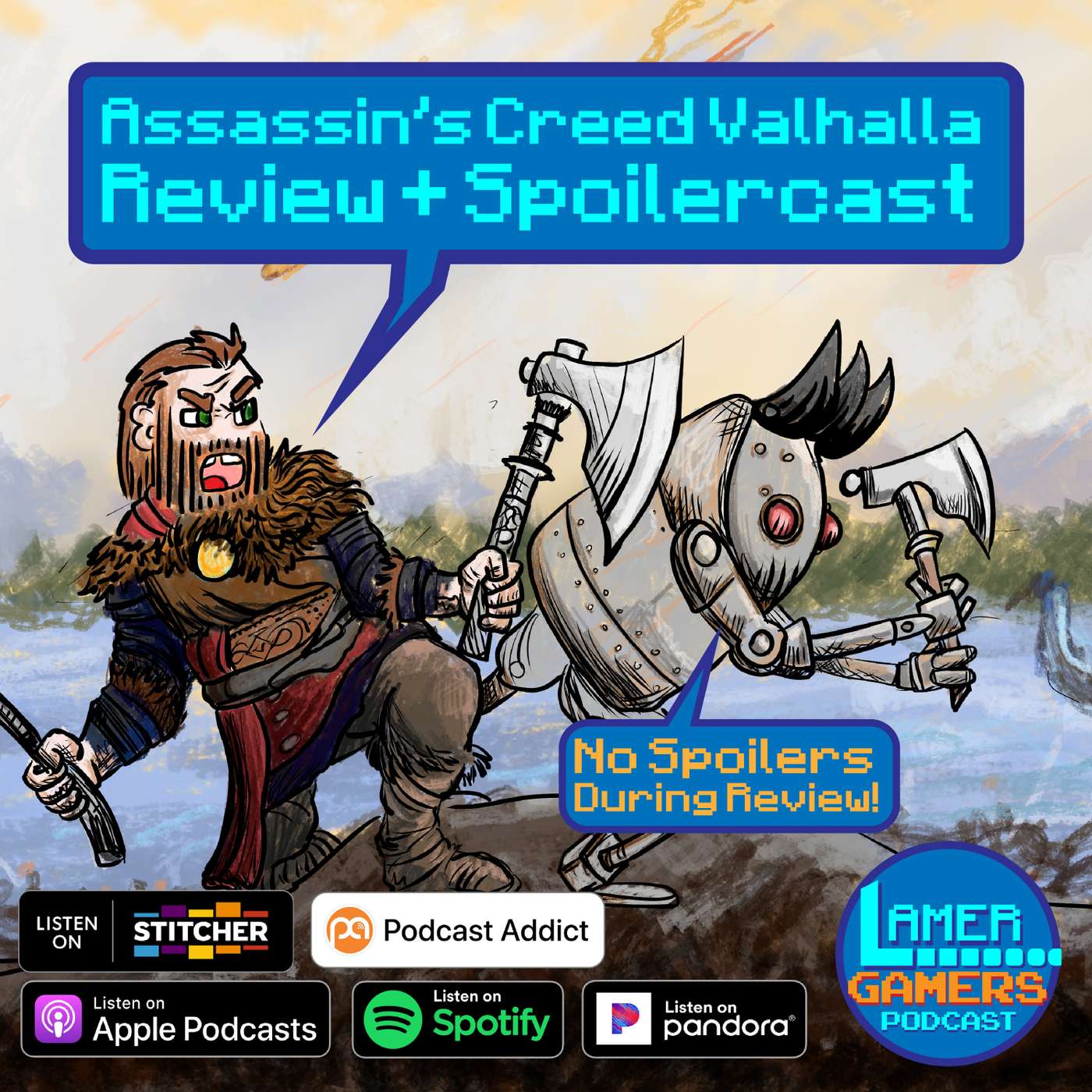 Assassin's Creed Valhalla Review + SpoilerCast episode artwork