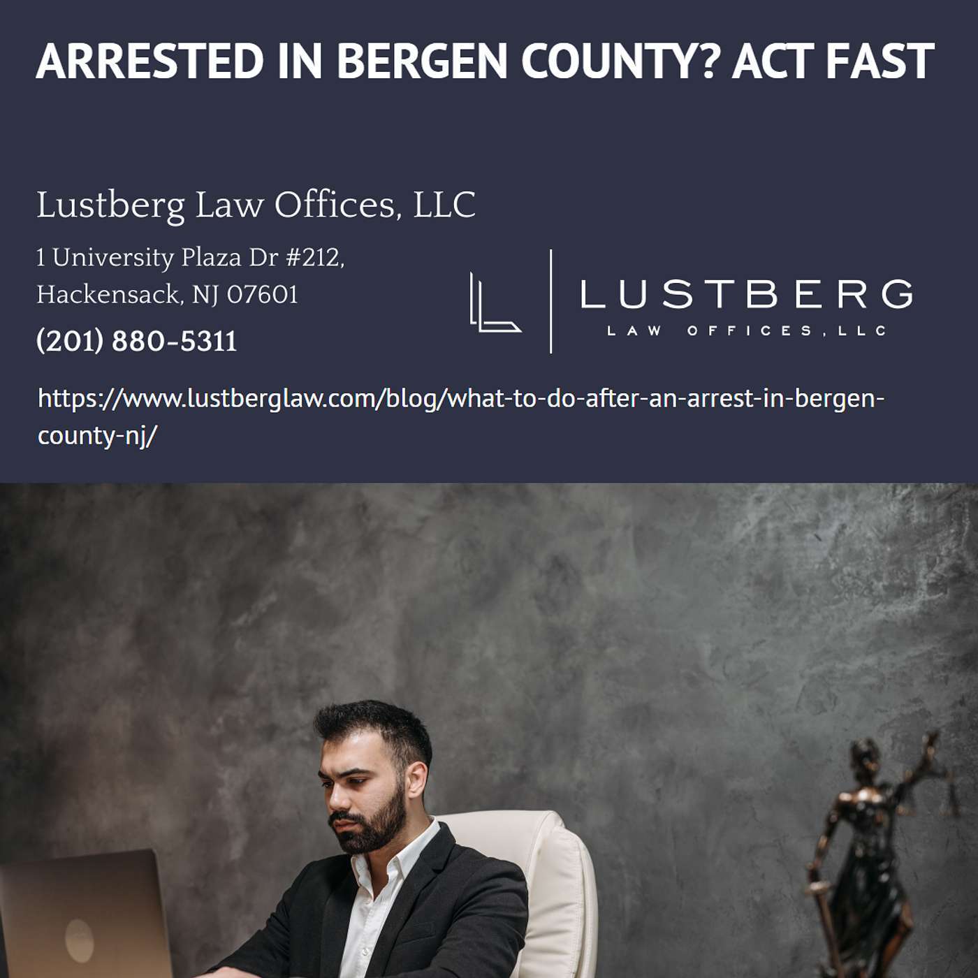 What To Do After An Arrest In Bergen County - Adam M. Lustberg episode artwork