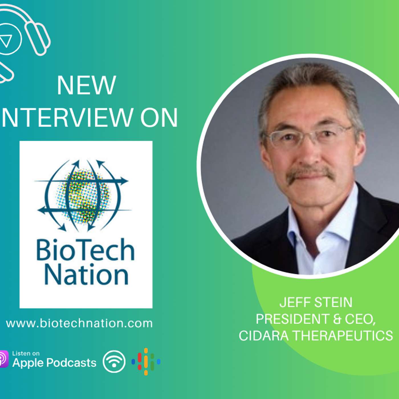 A New Approach to Flu Shots! Dr. Jeff Stein, President & CEO, Cidara Therapeutics